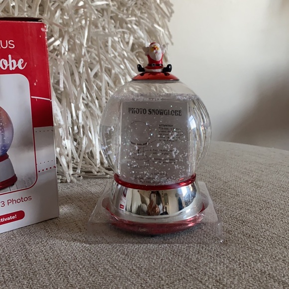 Santa cheer christmas holiday light up snow globe home decor in box - Picture 14 of 17